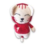 Uyku Arkadaşı Kedi Organik Amigurumi Oyuncak
