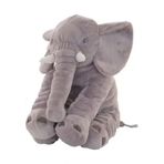 Uyku Arkadaşım 65 cm Büyük Yumuşak Peluş Gri Fil