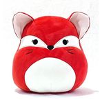 Uyku Arkadaşım Sevimli Peluş Tilki Figürlü Yastık 20 Cm. Yumuşacık...