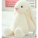 Uyku Arkadaşım Uzun Kulak Bunny Peluş Tavşan 65 cm Beyaz