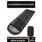 Uyku Tulumu Çift Kaplama Polar Kumaş Kış Çadır Karavan Su Geçirmez Nefes Alabilir -10 Derece