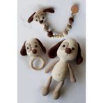 Uykucu Köpüş Uyku Arkadaşı Takımı Amigurumi Organik Oyuncak