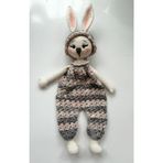 Uykucu Tavşan Zoyi Uyku Arkadaşı Amigurumi Organik Oyuncak