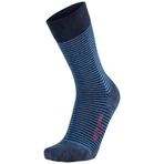 UYN Erkek Athlesyon Comfort Çizgili Çorap, Koyu Mavi/İndigo, 35/36