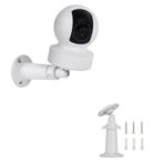 UYODM Kasa İç Mekan Pan/Kasa Smart KC110 ile Uyumlu Duvar Montaj Braketi Kubbe/Kasa Smart 2K QHD Güvenlik Kamerası Pan/Eğim, 360 Derece Ayarlanabilir Güvenlik Montaj Tutucu Beyaz (Kamera Dahil