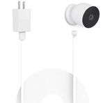 UYODM Nest Cam (Pil) ile Uyumlu Güç Kablosu, 32,8 ft/10 m Hava Koşullarına Dayanıklı Şarj Kablosu Yuva Kameranıza (Pil) Sürekli Güç Kaynağı - Beyaz