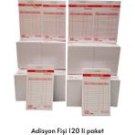 Uysal Adisyon Fişi (Garson) Tek Nüsha 1.hamur 70 gr (120 Li Paket) - 120 Lİ PAKET