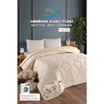 UYSAL BATTAL BOY MERİNOS KUZU YÜN YORGAN 220x240