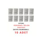 UYSAL Personel Özlük Dosyası 22 X 31 Cm Omega Dikiş (10 lu Paket)