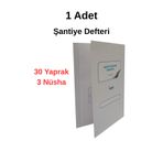 UYSAL Şantiye Defteri 3 Nüsha 30 Yaprak (1 Adet)