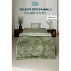 UYSAL WELSOFT AKFİL TEK KİŞİLİK UYKU SETİ 155x215 YEŞİL