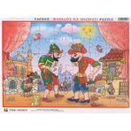 Uysal Yayınevi Karagöz ile Hacivat Puzzle 42 Parça