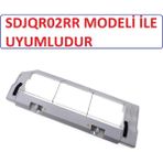 Uyumlu Fırça Kapağı, Beyaz, Temizlik Robotu Parçası - Seçenek 1