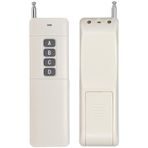Uzak Mesafe Rf Kumanda 433mhz 3000 M Menzil Rf Röle Kumanda 4kanal
