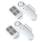 Uzaktan (2'li Paket) ile Açıldığında Kablosuz Kapı Alarmı, Ev Güvenliği, Çocuk Güvenliği, Demans, Sürgülü Cam Kapı, Ev Garajı/Daire/İş Girişi için 120dB Hırsız Alarmı