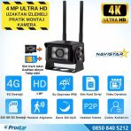 Uzaktan izlemeli 4 MP Ultra HD 4G Sim kart girişli Tak kullan Profesyonel Kamera