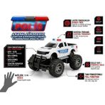 Uzaktan Kumandalı 4 Fonksiyonlu 1/14 Ölçülü 27Mhz Detaylı 4X4 Görünümlü Oyuncak Polis Arabası