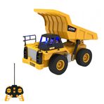 Uzaktan Kumandalı 40 MHz Tam Fonksiyonlu Rc İş Araçları Led Işıklı Kepçeleri, Damperi ve Vinç Hareketlidir (Kule Vinç-Kepçe-Bulldozer-Kamyon) (Kamyon)