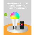 Uzaktan Kumandalı Akıllı LED Ampul, Enerji Tasarruflu