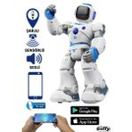 Uzaktan Kumandalı Akıllı Robot Yapay Zeka Telefon,kumanda ve Ses Kontrollü Şarjlı Interaktif Robot Giffy - Mavi