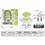 uzaktan kumandalı dans eden robot oyuncak robot oyuncak uzaktan kumandalı robot - Yeşil