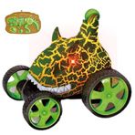 Uzaktan Kumandalı Dinozor Araba 360° Hareketli, Pilli,ışıklı, Drift Atan Full Fonksiyon, Ön Tekerlekleri Akrobat Dönebilen Araba (Yeşil)