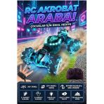 Uzaktan Kumandalı El Hareket Sensörlü Akrobat Araba 360 Derece Dönen Şarjlı Işıklı 4Wd Drift Arabası