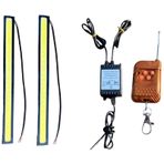 Uzaktan Kumandali Gunduz Ledi-Gunduz Fari-Sis Fari 17Cm 2 Adet Cob Led