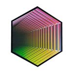 Uzaktan Kumandalı Infinity Ayna Lambası, RGB Renk Değiştiren Gece Lambası, Geometrik Tünel Duvar Dekoru, Ev Dekorasyonu için 30 cm Sonsuzluk Sanat Işığı