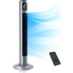 Uzaktan Kumandalı Kule Vantilatör 96 Cm, Sessiz, 3 Mod, Zamanlayıcı, LED Ekranlı - Gümüş