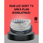Uzaktan Kumandalı LED Tv Arka Işık Şeridi - 1 m - 2700K