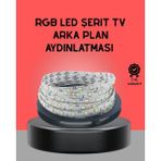 Uzaktan Kumandalı LED Tv Arka Işık Şeridi Midastech - Çok Renkli