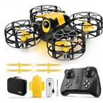 Uzaktan Kumandalı Mini Drone Işıklı Şarjlı Takla Atabilen 360° Dönüş Yapabilen Otomatik İniş Kalkış Hobi Drone 8-10 Dakika Kullanım Süresi Ufo Drone