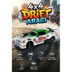 Uzaktan Kumandalı Şarjlı 4X4 Drift Arabası 1:16 Işıklı Buhar Efektli Rc Yarış Arabası