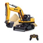 Uzaktan Kumandalı Şarjlı Excavator 1:12 360° Rotasyon Full Fonksiyon 43 Cm
