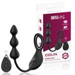 Uzaktan Kumandalı Titreşimli Anal Plug Eklentili Penis Halkası Prostat Uyarıcı Penis Yüzüğü Gizli Paket