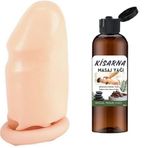 Uzatmalı Penis Kılıfı 100 ml Çikolatalı Masaj Yağ