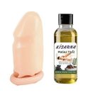 Uzatmalı prezervatif 50 ml çikolata Kokulu Yağ Hediye