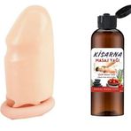 Uzatmalı Prezervatif Kayganlaştırıcı Masaj Yağı Çilek Kokulu 100 ml Seti