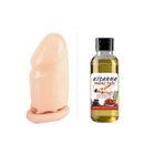 Uzatmalı Prezervatif Seti 7 Cm Dolgulu- Kayganlaştırıcı Masaj Yağı