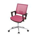 Uzay Ada Pembe Ofis Çalışma Koltuğu