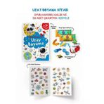 Uzay Boyama Kitabı - Oyun Hamuru, Oyuncak ve Çıkartma Hediyeli