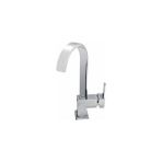 Uzay Kare Neptün Mix Kuğu Oval Lavabo Bataryası - Krom