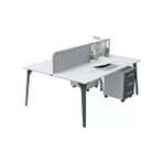 Uzay Ofis Sharp İkili Çalışma Masası - 160 Cm Beyaz