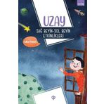Uzay - Sağ Beyin - Sol Beyin Etkinlikleri-Çıkartmalı - 3 - 4 Yaş