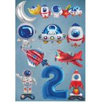Uzay Temalı Doğum Günü Parti Seti Yaş 2