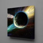 Uzay Ve Gökyüzü Resimler Temalı Kanvas Tablo 100x100cm