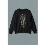 Uzayda Elleri Cebinde AStronot Cosmos Space Nasa Baskılı Sweatshirt