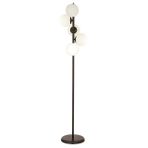 Uzel 5li Siyah Modern Tasarım Metal Lambader