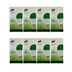Uzlight 10W(75W) 8200K (Yeşil Işık) E27 Duylu Led Ampul (8 Adet)